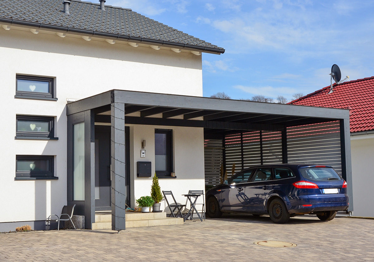 Plexiglas und Carports